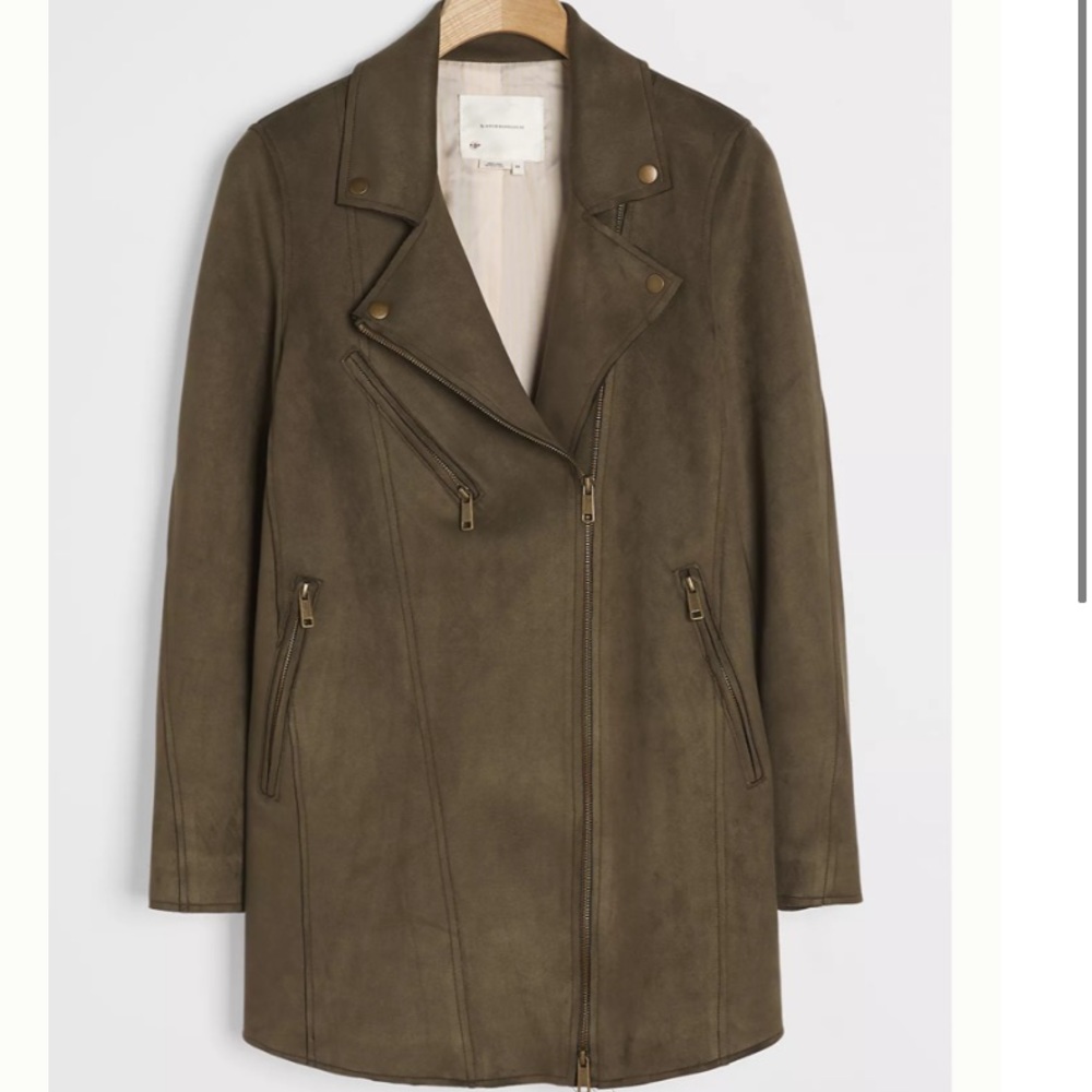 SOLD💥Anthropologie Ripley Sueded Moto Jacket⭐️NWT - Picture 8 of 13